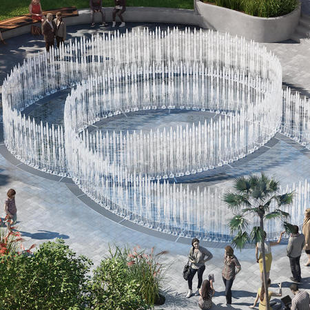 Rendering of Water Pavilion West Palm